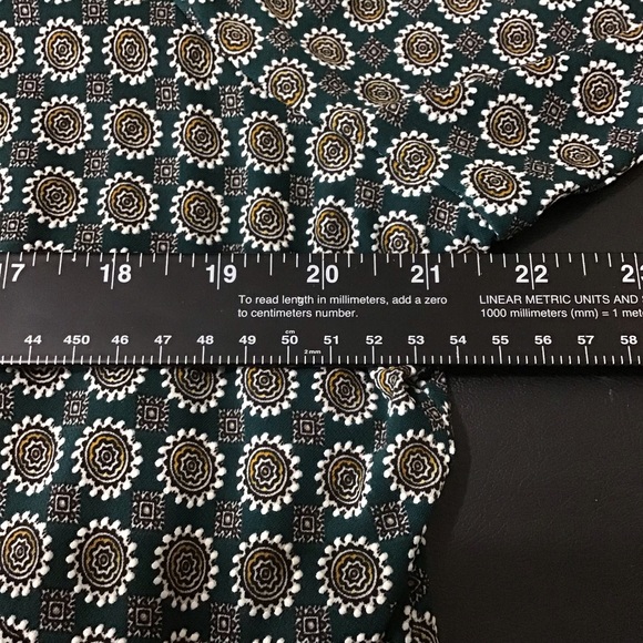 Jessica Howard Green Geometric Sheath Dress 16W Short Sleeve - Picture 10 of 12